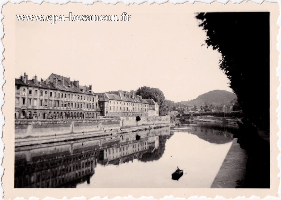 BESANÇON - Quai Veil-Picard et le Rosemont - Années 1950